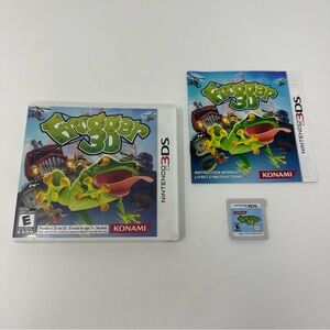 Frogger 3D Nintendo 3DS Game Complete CIB with Manual & Case Tested Working